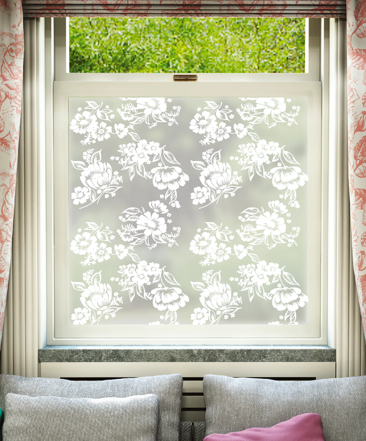 Amaranto White Printed Pattern