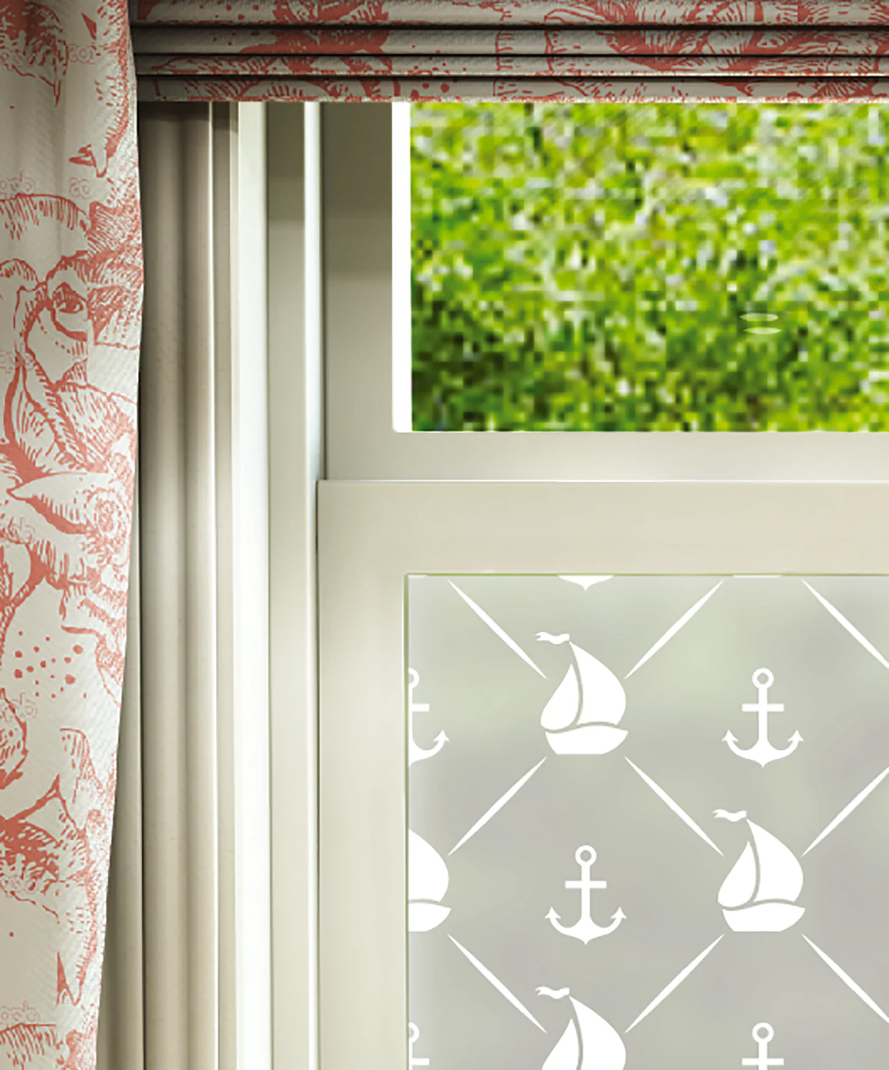 Barcos White Printed Pattern - Image 2