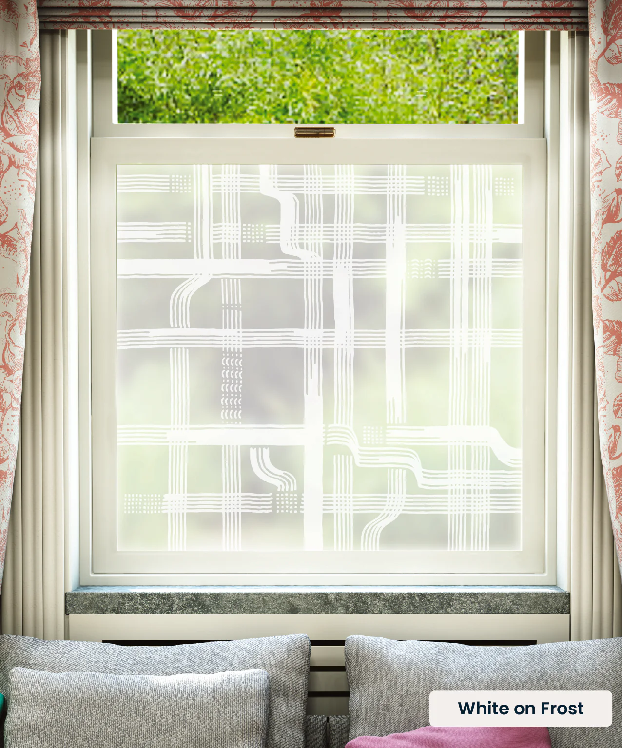 Check - Kate Farley Designer Window Film - Image 2