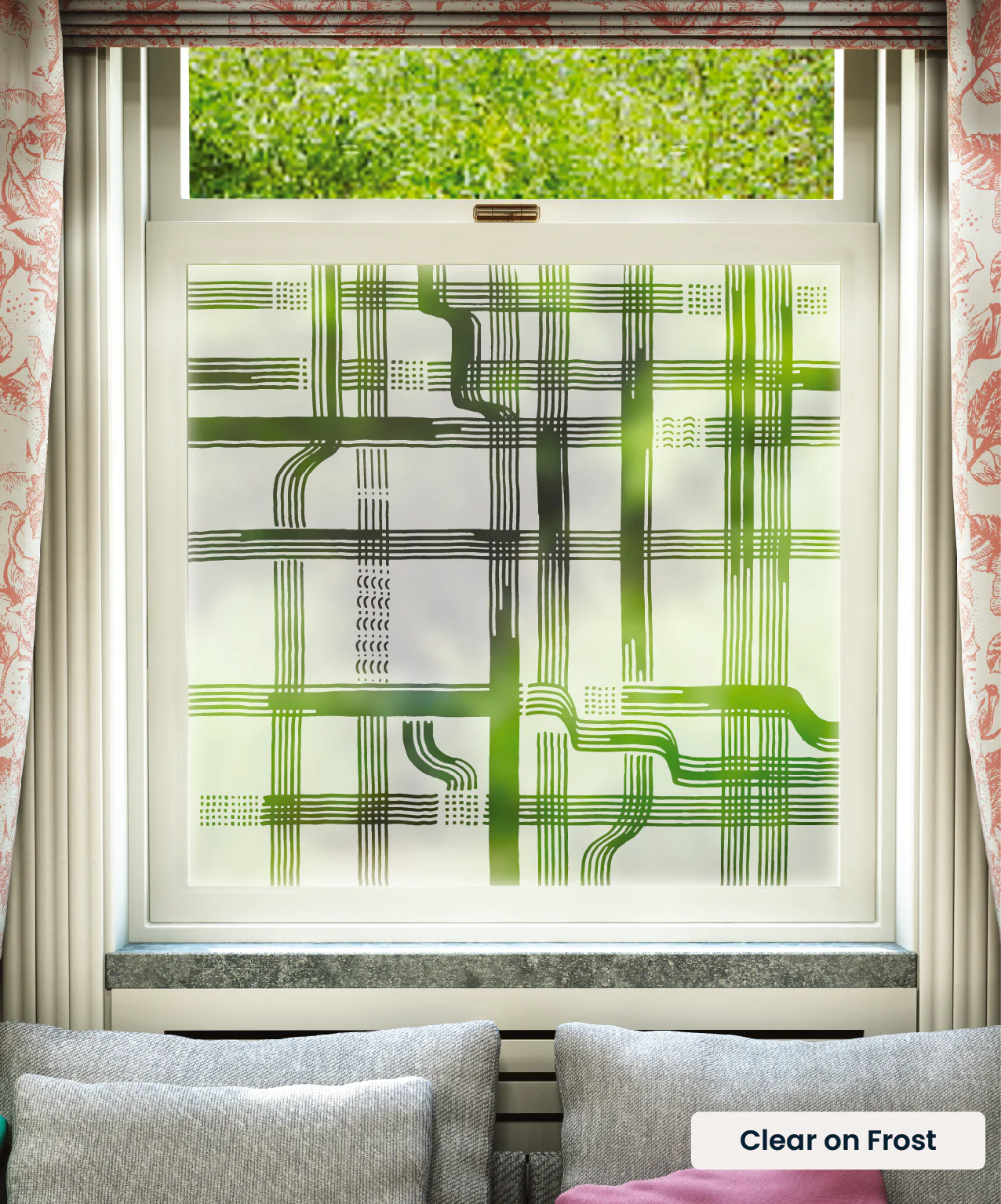 Check - Kate Farley Designer Window Film - Image 3