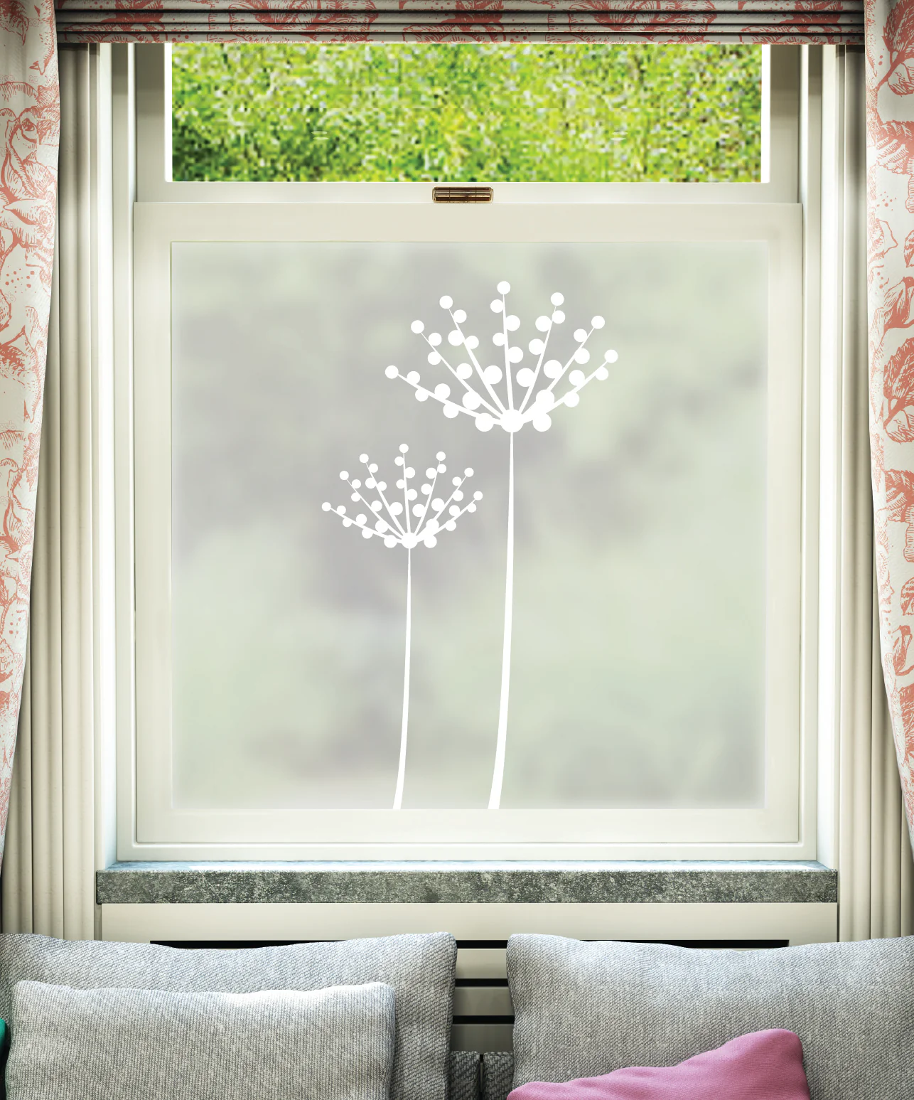 Fioritura White Printed Pattern