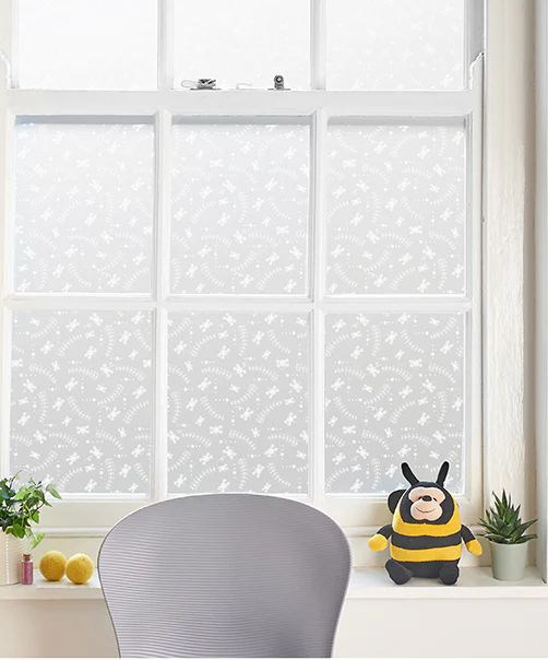 Floaty Bee - Helen Russell Creations Designer Window Film - Image 4