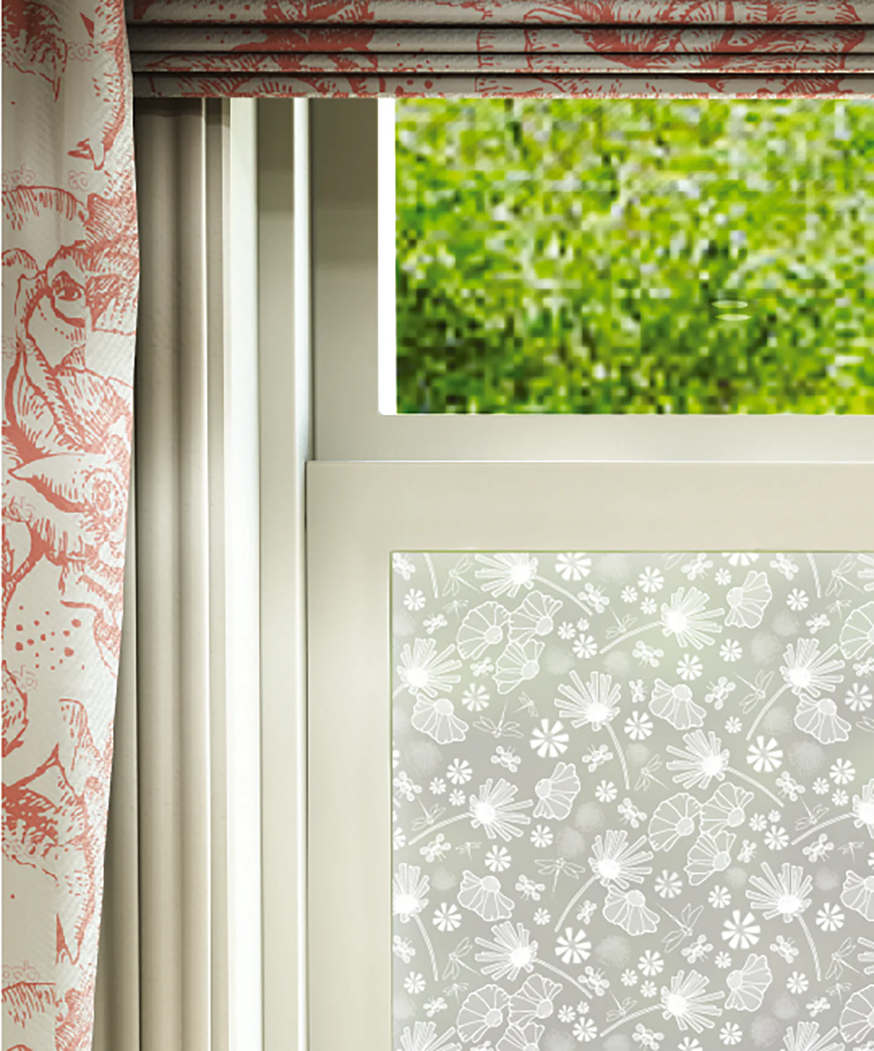 Flower Garden - Helen Russell Creations Designer Window Film - Image 2