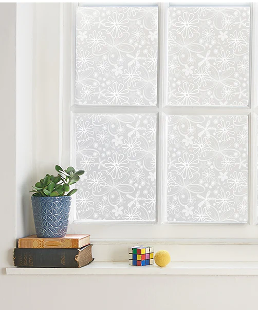 Flower Pop - Helen Russell Creations Designer Window Film - Image 4