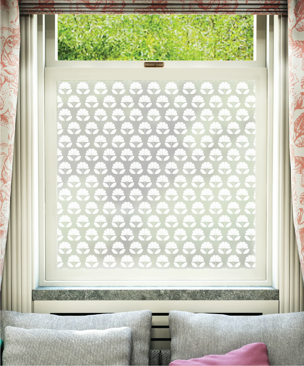 Linnea Floral - JoJo CoCo Designer Window Film