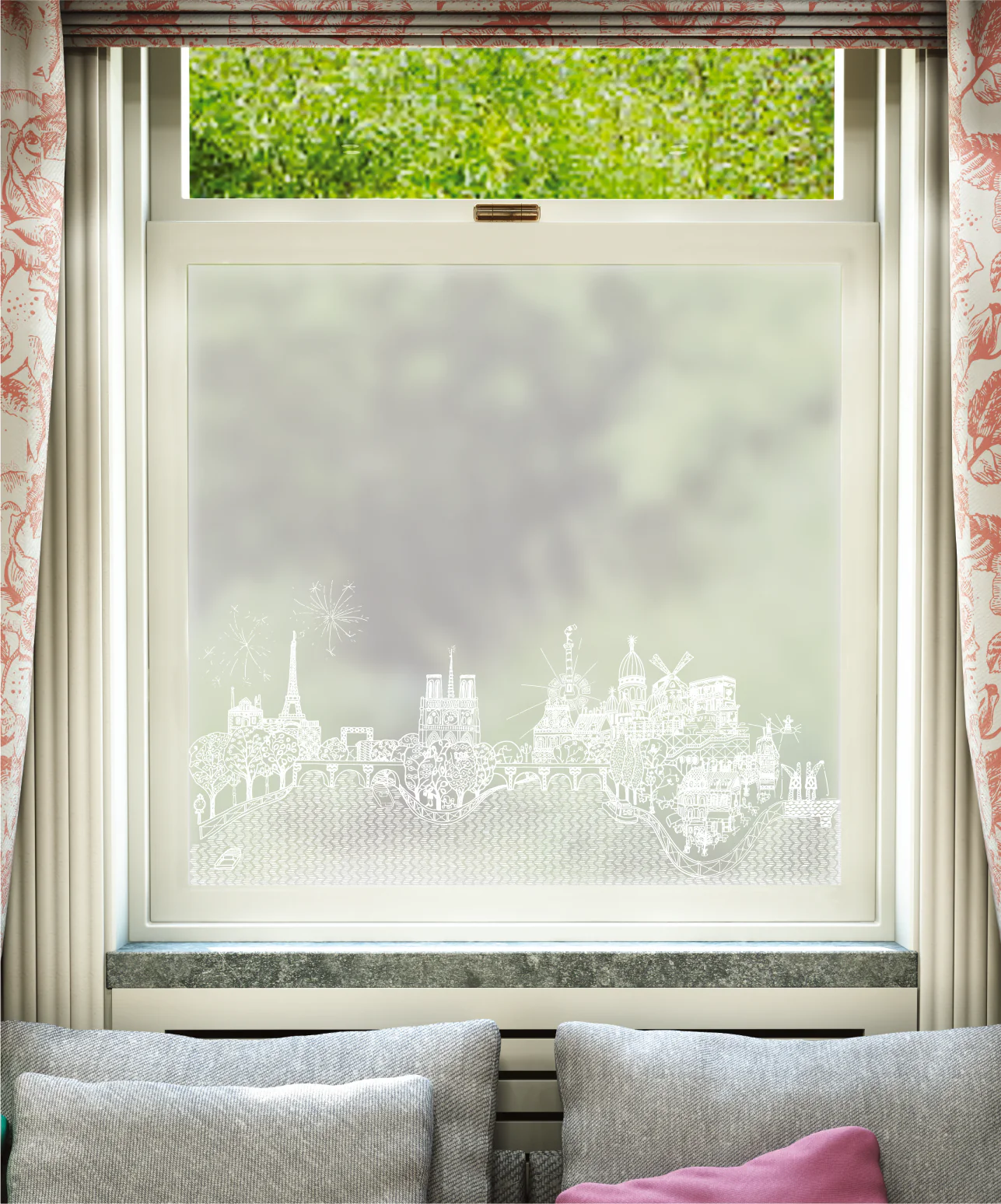 Paris Calling - Charlene Mullen Designer Window Film