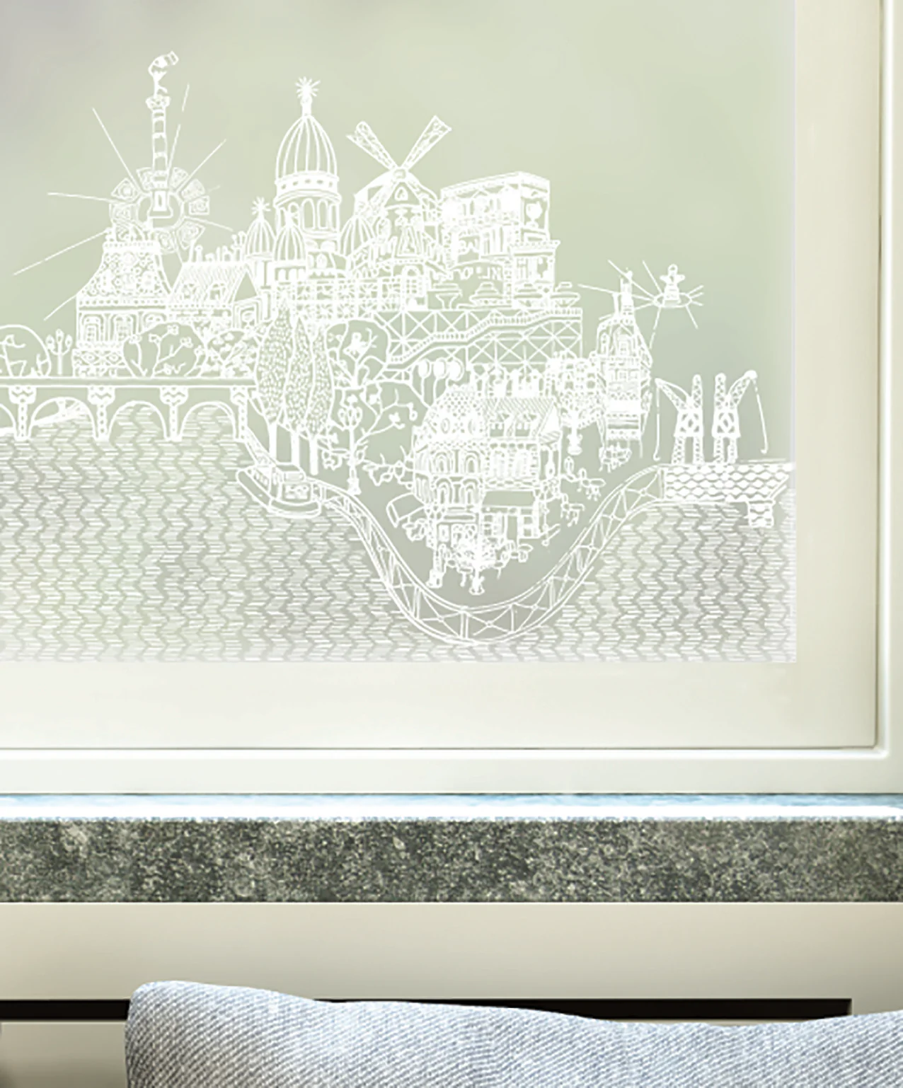 Paris Calling - Charlene Mullen Designer Window Film - Image 2