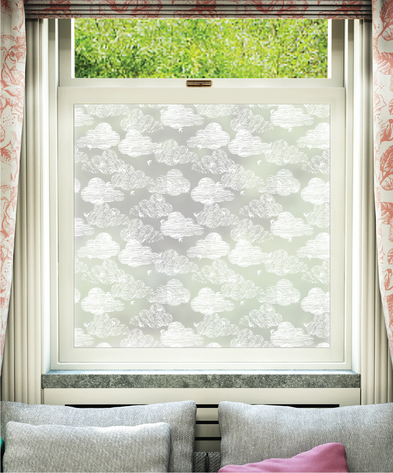 Stormy Skies - JoJo CoCo Designer Window Film
