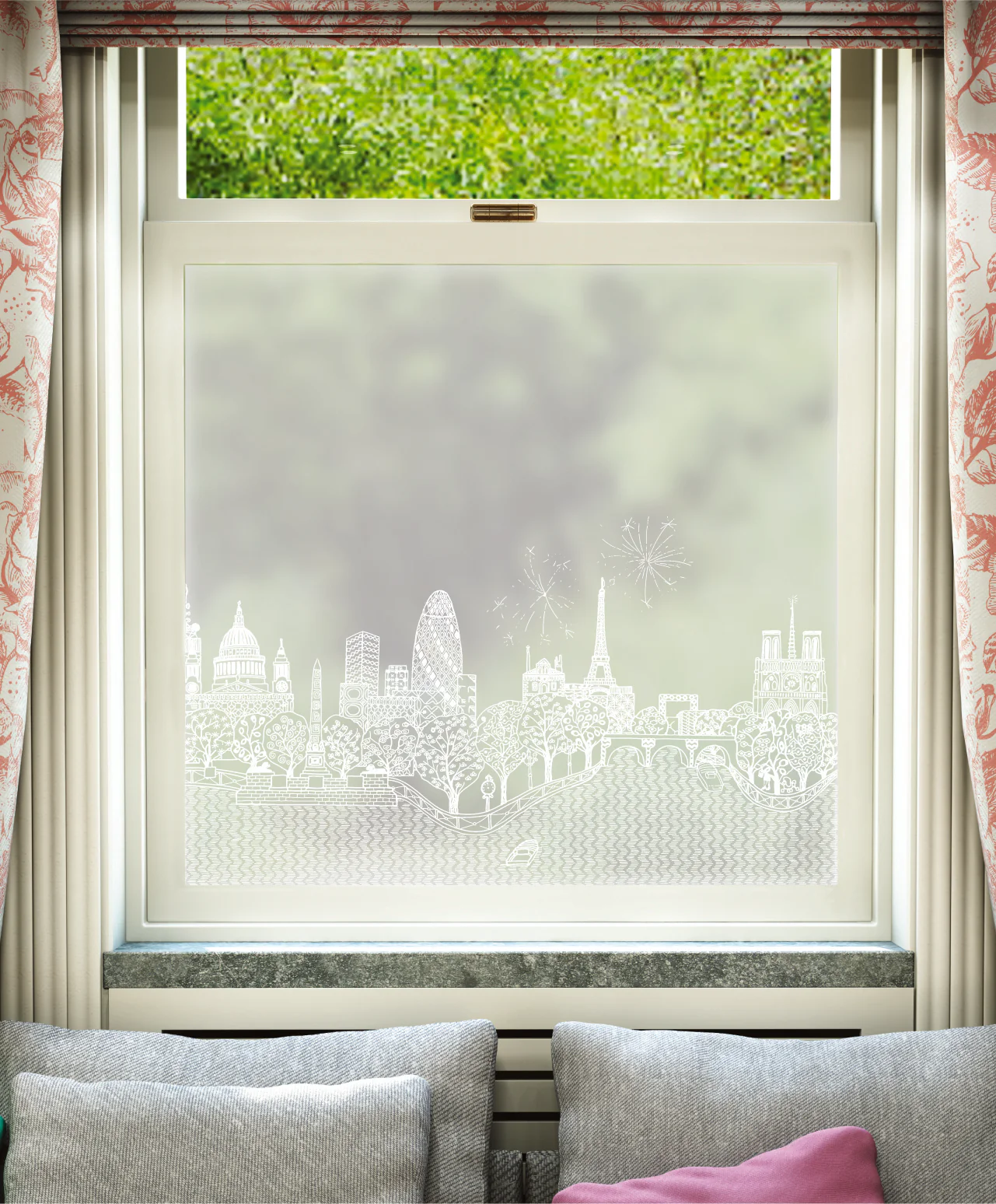Tale of Two Cities - Charlene Mullen Designer Window Film