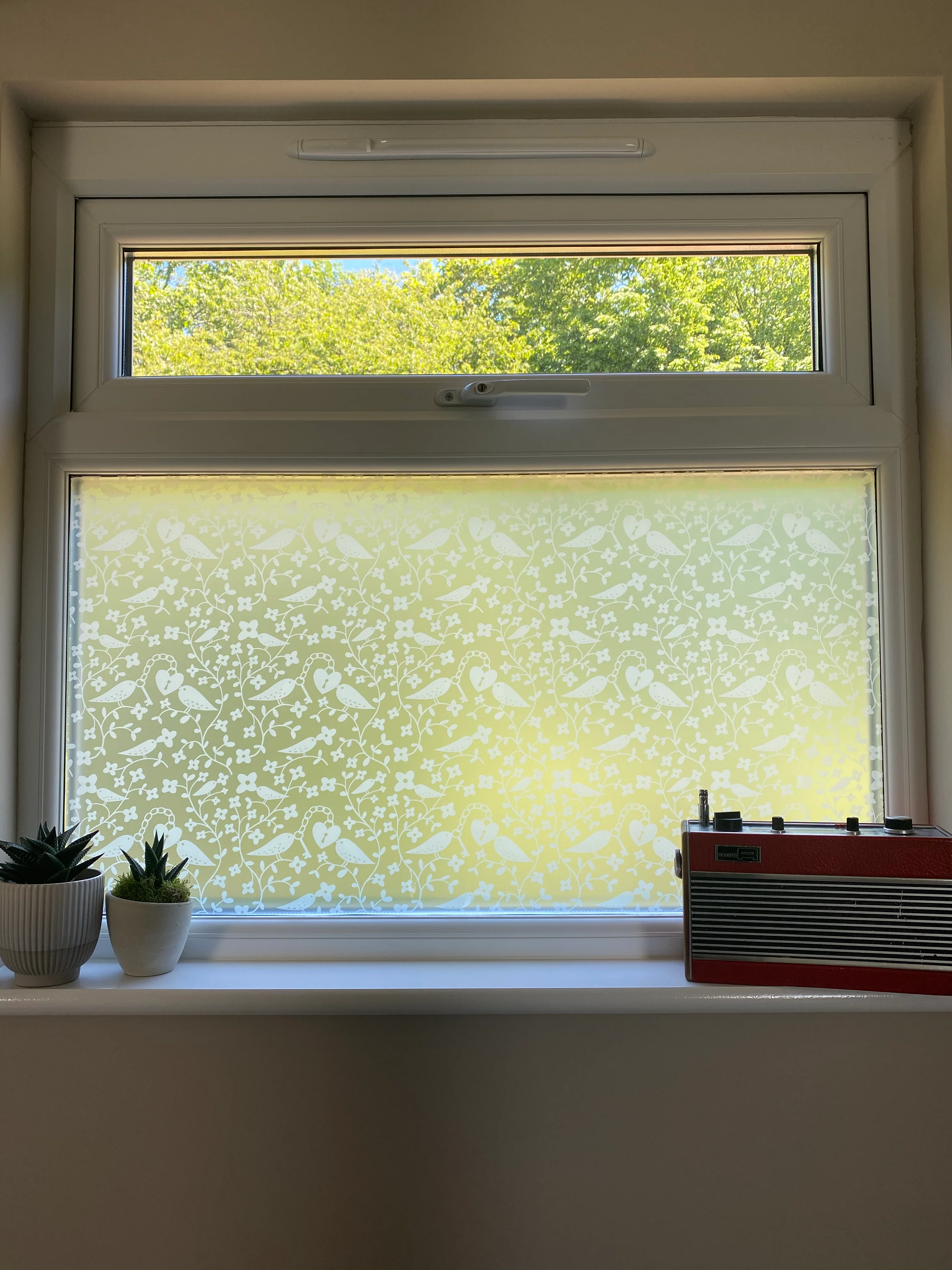 Tiled Bird Pattern - Rob Ryan Designer Window Film - Image 5