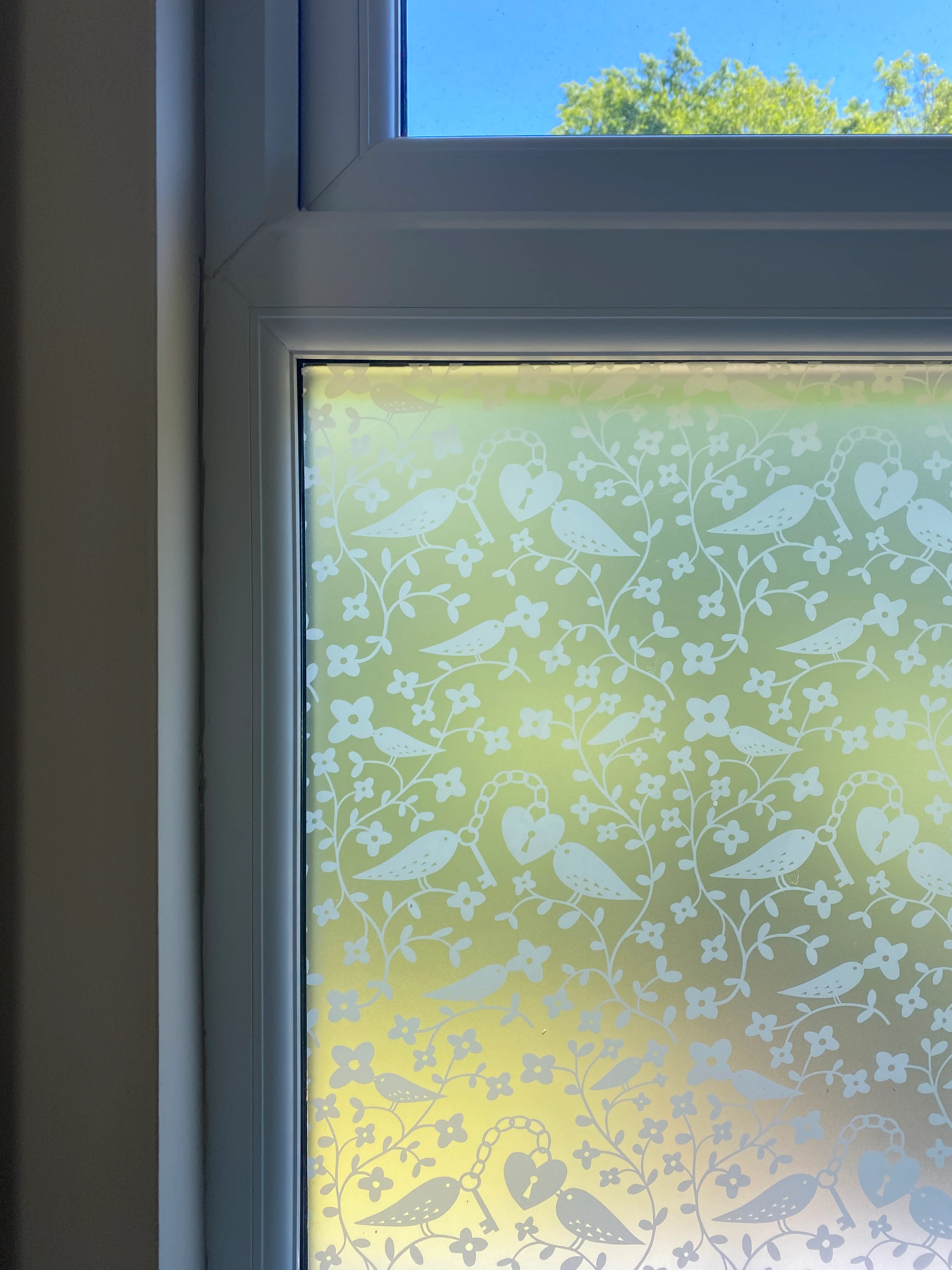 Tiled Bird Pattern - Rob Ryan Designer Window Film - Image 8
