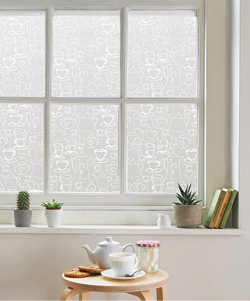 Time for Tea - Helen Russell Creations Designer Window Film - Image 3