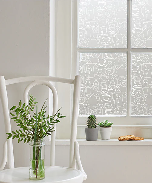Time for Tea - Helen Russell Creations Designer Window Film - Image 4